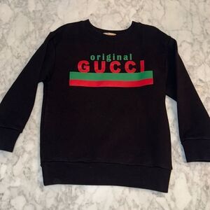GUCCI BOYS LOGO SWEATSHIRT 5Y